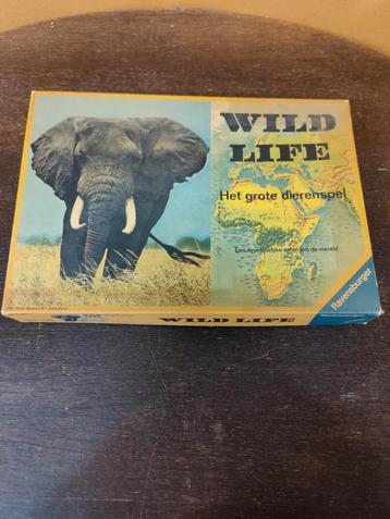 Zeldzaam vintage spel: Wild Life - Het grote dierenspel  beschikbaar voor biedingen