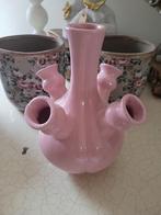 Nieuwe roze tulpen vaas, Huis en Inrichting, Heikant 21 Kaatsheuvel, Steen, Overige kleuren, Belle Vieille Brocante