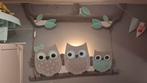 Tiamo Uiltjes Wanddecoratie babykamer +verlichting, Kindvriendelijk, Ophalen of Verzenden, Zo goed als nieuw, 75 cm of meer