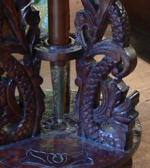 Tombak Speer schacht met NAGA draak LS3 Keris Indonesie java, Antiek en Kunst, Kunst | Niet-Westerse kunst, Ophalen of Verzenden