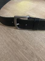 Zwart lederen KLM Ceintuur Riem Broekriem 105 izgst, Kleding | Heren, 95 tot 105 cm, Ophalen of Verzenden, Gedragen, Echt leder