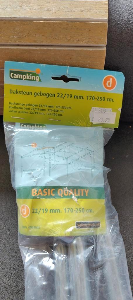 Nieuw. Stalen spanstok gebogen, voortent, luifel, daksteun, Caravans en Kamperen, Tentaccessoires, Nieuw, Ophalen of Verzenden