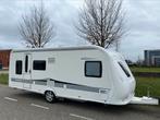 Zeer mooie Hobby 560 KMFE Excellent, Airco, Mover, Voortent, Caravans en Kamperen, Stapelbed, Rondzit, Hobby, Particulier