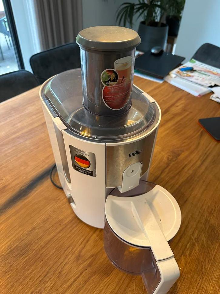 Braun Sapcentrifuge - Perfect voor verse sappen!, Witgoed en Apparatuur, Juicers, Zo goed als nieuw, Sapcentrifuge, Elektrisch