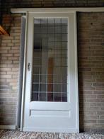 Schuifdeur met glas-in-lood, Ophalen, Gebruikt, 80 tot 100 cm, Binnendeur