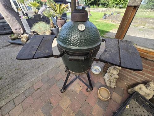 Big green egg medium, Tuin en Terras, Houtskoolbarbecues, Gebruikt, Met accessoires, Ophalen