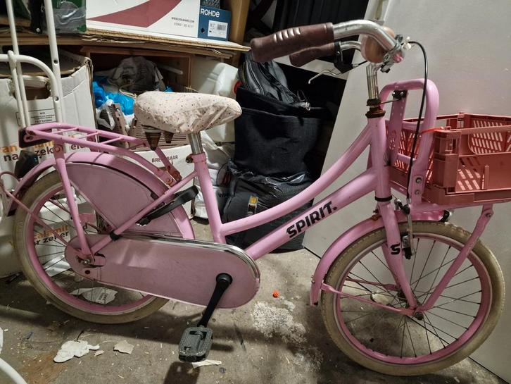 Leuke 24 inch kinderfiets - Spirit, Fietsen en Brommers, Fietsen | Meisjes, Gebruikt, 24 inch, Handrem, Ophalen of Verzenden