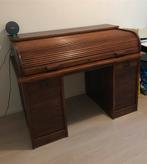 Eiken Cilinder Bureau. Ambachtelijke handwerk 19e eeuw., Huis en Inrichting, Bureaus, Ophalen, Gebruikt