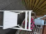 Klapstoelen 4 stuks, Ophalen, Gebruikt, Wit, Vier