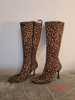 Laarzen. Luipaard print. Maat 38., Hoge laarzen, Ophalen of Verzenden, Zo goed als nieuw, Overige kleuren