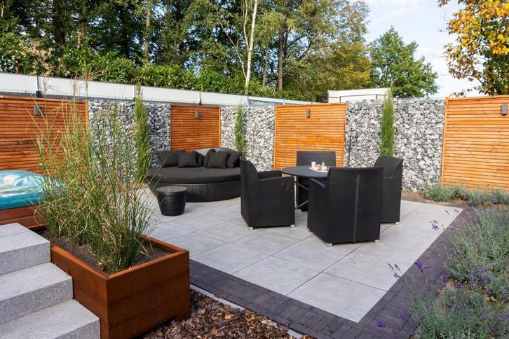 63 stuks 22,68m2 cerasun keramische tegels 60x60x4 grigio, Tuin en Terras, Tegels en Klinkers, Terrastegels, Keramiek, Ophalen