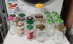 Glazen potten met schroefdeksel, Ophalen, Zo goed als nieuw
