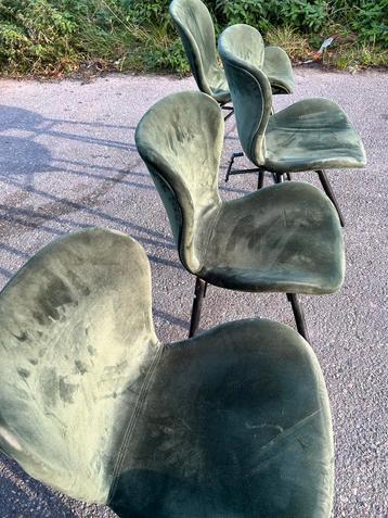 Eetkamerstoelen 4 stuks Groene beschikbaar voor biedingen