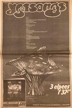 Paginagrote A3 advertentie YES Yessong release, Ophalen of Verzenden