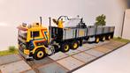 VOLVO F12 Buiter WSI bricktrailer, Hobby en Vrije tijd, Modelauto's | 1:50, Ophalen of Verzenden, Zo goed als nieuw, Bus of Vrachtwagen