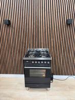 Luxe antraciet rvs Boretti Fornuis 60 cm (Gratis bezorgen), 5258sh, Zo goed als nieuw, Energieklasse A of zuiniger, Gas