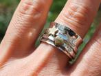 Vanoli 925 zilveren draai ring spinner hart ster maat 18, Sieraden, Tassen en Uiterlijk, Ringen, Daiva1973@hotmail.com, 18 tot 19