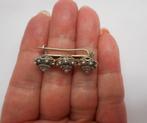 Zilveren antiek Zeeuwse knoppen broche nr.730, Verzenden, Minder dan 4 cm, Zo goed als nieuw, Zilver