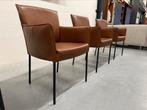 4 Nieuw Design on Stock Amra eetkamerstoelen Cera Canyon, Huis en Inrichting, Stoelen, Bruin, Nieuw, Leer, Ophalen of Verzenden
