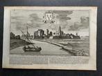 Purmerend gravure 1675, Antiek en Kunst, Kunst | Etsen en Gravures, Verzenden