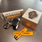 Garmin Fenix 8 47mm Titanium Sapphire + Extra Bandje, GARMIN, Afstand, Zwart, Ophalen of Verzenden