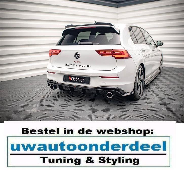 Maxton Valance Diffuser Spoiler Geschikt voor Vw Golf 8 GTI, Auto diversen, Tuning en Styling, Ophalen of Verzenden