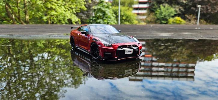 1:18 Nissan GT-R R35 Nismo special edition red AutoArt, Hobby en Vrije tijd, Modelauto's | 1:18, Nieuw, Auto, Autoart, Ophalen of Verzenden