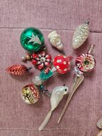 Antieke Kerstballen Set - Vintage Decoratie, Ophalen of Verzenden