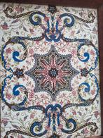 Handgeschilderde porseleinen tegel, Ophalen of Verzenden, Gebruikt, Rechthoekig, Hout