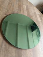 Ronde groene spiegel, Huis en Inrichting, Woonaccessoires | Spiegels, Minder dan 100 cm, Minder dan 50 cm, Rond, Gebruikt