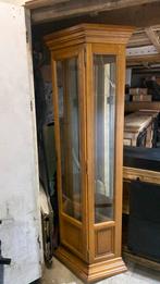 Vitrine kast grenen, Ophalen, 150 tot 200 cm, 25 tot 50 cm, Glas