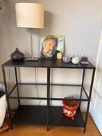 Salontafel en lage kast, Ophalen, 100 tot 150 cm, Zo goed als nieuw, 25 tot 50 cm