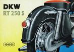 Folder DKW RT 250 S 1956, Motoren, Handleidingen en Instructieboekjes, Ophalen of Verzenden, Overige merken