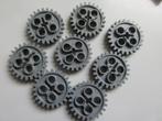nr. 8010, 8 donkergrijze tandwielen, x187 Gear 24 Tooth, Kinderen en Baby's, Speelgoed | Duplo en Lego, Ophalen, Zo goed als nieuw