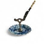 Kangxi schoteltje met zilver sigarenknipper, Antiek en Kunst, Ophalen of Verzenden
