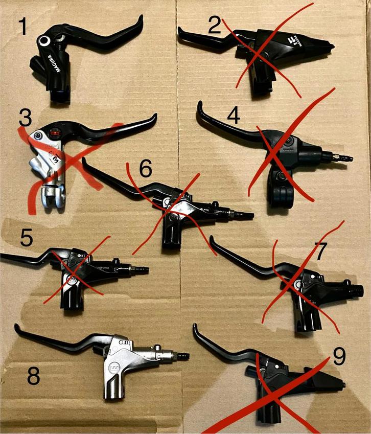 Magura HS11 / HS33 Remhendels - los of in combinatie te koop, Fietsen en Brommers, Fietsonderdelen, Gebruikt, Algemeen, Overige typen
