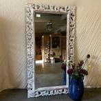 Barok spiegel -houten lijst - wit- 150 x 80 cm-TTM Wonen, TTM Wonen, Meubels – (Perzische) Tapijten en Woonaccessoires, Taag 63, 2491 CS, Den Haag (Forepark)