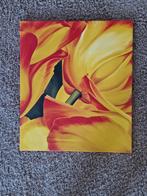 Yvonne Poelstra Holzhaus, tulpen schilderij, Antiek en Kunst, Ophalen of Verzenden