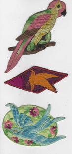 opnaaibare textiel applicaties lot 14, Antiek en Kunst, Verzenden