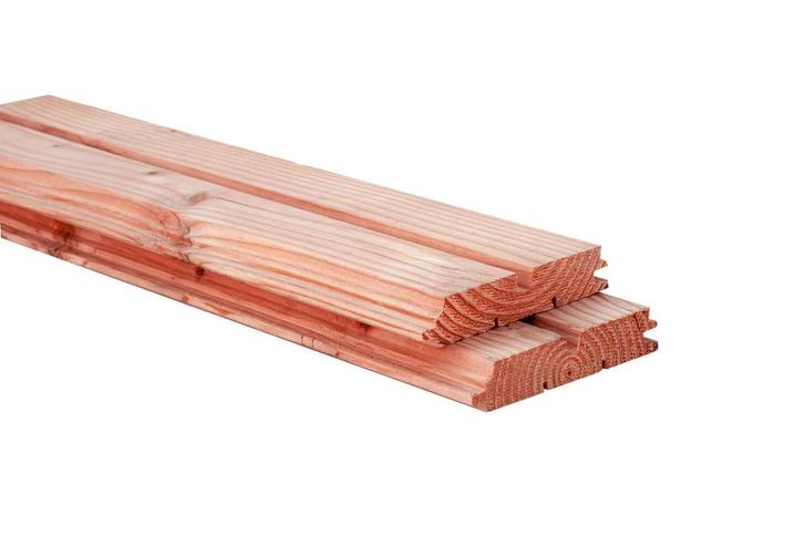 Douglas Rhombusprofiel 2,8 x 14,0 cm – 3m & 4m onbehandeld, Tuin en Terras, Palen, Balken en Planken, Zo goed als nieuw, Planken