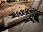 Ski set: Ski's, stokken, dakdragers en dakkoffer, Ophalen, Gebruikt