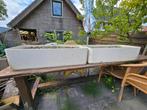 2x designer plantenbakken 35x90cm 23cm hoog, Tuin en Terras, Ophalen, Gebruikt, Minder dan 60 cm