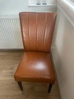 Bruine Eettafel stoelen, Huis en Inrichting, Ophalen, Kunststof, Gebruikt, Bruin