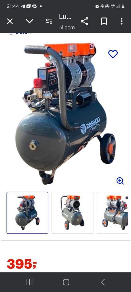 Nieuwe compressor 240ltr, Doe-het-zelf en Verbouw, Compressors, Nieuw, 6 tot 10 bar, Minder dan 25 liter, Minder dan 200 liter/min
