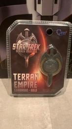 Star Trek Mirror Universe Terran Empire Combadge (Gold) QMX, Ophalen, Nieuw, Overige onderwerpen, Speldje of Pin