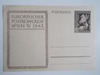 Duitse Rijk, Postkaart Europees Postcongres Wenen 1942., Postzegels en Munten, Brieven en Enveloppen | Buitenland, Ophalen of Verzenden