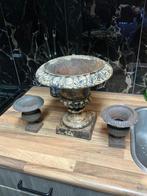 Gietijzeren vazen, Tuin en Terras, Ophalen, Gebruikt