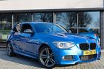 BMW 1-Serie 114I org. NL 2012 estoril Blauw leer navi pro, 1-Serie, Achterwielaandrijving, Zwart, 4 cilinders