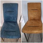 6 Stijlvolle Eetkamerstoelen, Ophalen, Gebruikt, Stof, Vijf, Zes of meer stoelen