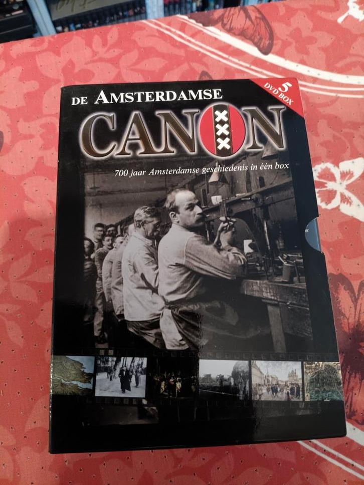 Amsterdamse Canon - 700 Jaar Geschiedenis (5 DVD Box), Cd's en Dvd's, Dvd's | Overige Dvd's, Zo goed als nieuw, Boxset, Alle leeftijden